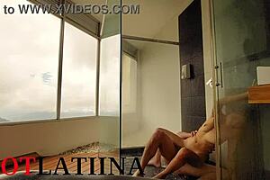 Boyfriend's friend fucks me hard in the shower - Medellin Colombia