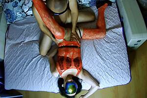 uhh my milf wife in lingerie stockings cravin homemade couple fuck bad