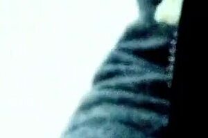 Dude jerks massive load after peeking at stepmom showering