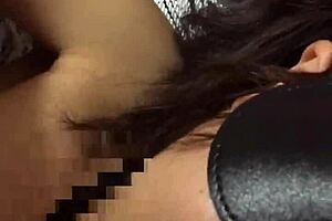 blindfolded young japanese wife gives teasing tongue blowjob to stranger in ntr play