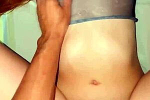 my teen girlfriend rides big black cock from roommate right beside me...