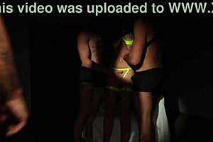 a young 22 year old french woman tries her first double penetration gangbang