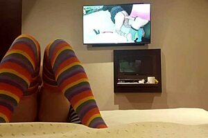 imagine your friend as slutty brunette latina with big ass taking your cock