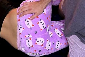 stepdad rips clothes fists tight pussy anal creampies me rough when alone homemade