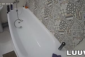 luuv vilika shaving her pussy in bath for you voyeurs wanna see?