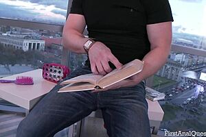 little russian redhead teen discovers gaping anal pleasure for her very first time on firstanalquest