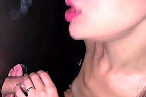 wanna see huge cocks gangbang my skinny wife's tight wet pussy at gloryhole?