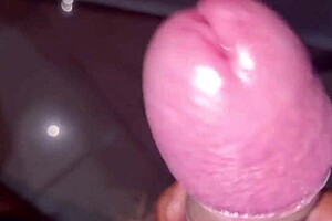 Big Cock Cums Close-Up After Long Dirty Talk Jerk