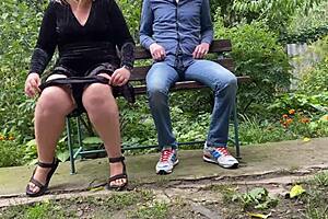 yo, this perverted stepmom gifts her stepson dirty outdoor flashes and wet pussy play