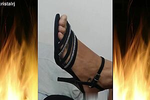 Jade's juicy brunette curves flash tight pussy and huge natural tits for husband