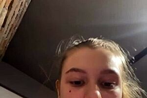 Whoa! Latina Teen's Public Anal Fisting Squirt Feet Frenzy!!