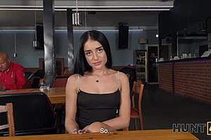 Hunt4k: Russian Petite Ara In Heels Deepthroats During Rough Toilet Fuck