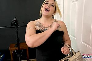 busty blonde logan lace deepthroats then muff pounded hard 🔥💋