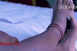 wanna see this quickie? she rips clothes for dripping wet pussy fuck on red sheer