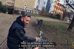 hunt4k. i wore this tight bodysuit cuz i was ready to fuck rich stranger outdoors!