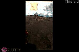 elvie slutty ebony whore masturbates big ass pussy outdoors phone compilation part 1 solo horny