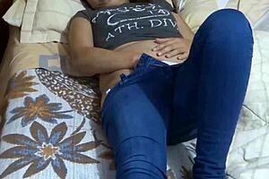 erotic wife strips panties for friends... so excited voyeur moments