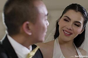 hubby hates my buttplug but his friend rams my petite italian ass on wedding night