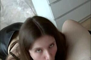 how good does her sloppy tongue feel sucking you dry and gulping every thick load?