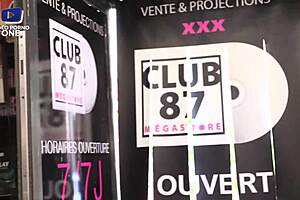 old french couple fucks hard in lingerie night club