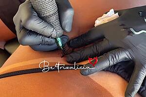 i paid for her tattoo with my tight skinny latina pussy and she loved it all