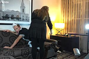 sissy maid trains hard enduring humiliation in sexy crossdressing