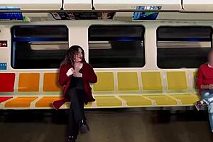 i jerk off stranger on train while hubby films every stroke