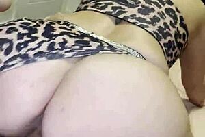 StepMom Sucks Stepson's Huge Cock Then Bounces on It Begging for Hard Fuck