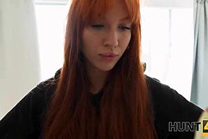 Hunt4k Redhead Pickup Babe's Big Tits Bounce In Outdoor Shaved Pussy Fuck