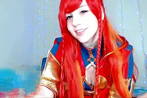 selesia's nympho cosplay camshow vibes with toys and big ass fingering