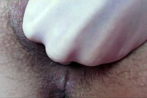 my extreme closeup wet pussy fingering gaping big clit