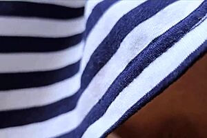 Stranger Bursts Cum Inside Panties Under Skirt on Crowded Public Bus