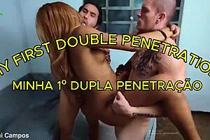 housewife tries first double penetration with asian guy and white stud