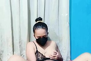 sexy bikini housewife dildo fucks big pussy to orgasm squirt?