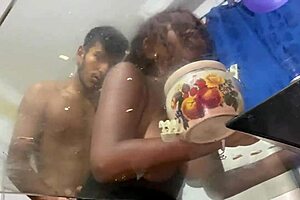 Colombian Stepsister's Tight Pussy Filled While Home Alone