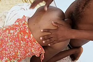 banging this thick nigeria girl's fat ass doggystyle