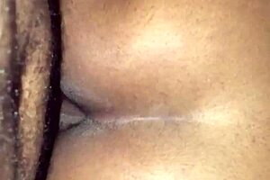 ebony teen amateur drilled deep black cock 🍫🍑🔥