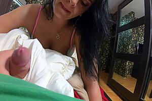 yoga pants cameltoe milf rips clothes swallows triple cumshots on puffy jacket