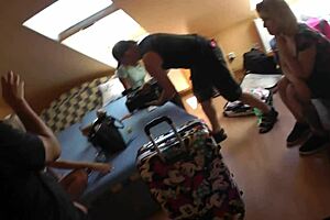 big dick blowjob threesome backstage