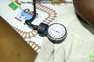 Naughty nurse Jessica TS fucks patient close-up hardcore