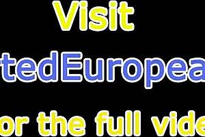 Euro babe pisses hard after dildo fucks her wet hole, wanna taste?