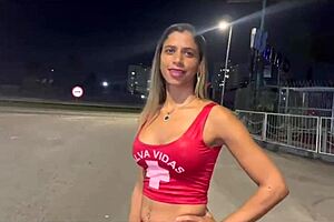 wife chases carnival studs while hubby watches humiliated