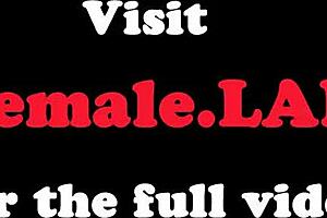 tattooed tgirl strokes her cock so gently off 💋🍆✨