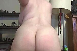 SPANKING My Pale FAT ASS Pink In Shaking Compilation!