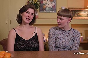 Emma And Amanita's Hot Strap-On Lesbian Ride