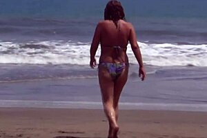 beach fun over now stepson licks my wet pussy craving more fuck