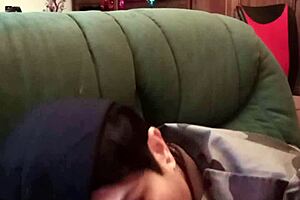 marie, why suck that soldier dick so deep in public?