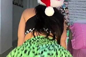 Emanuelly Raquel's Sexy Latina JOI Twerks Massive Ass