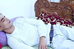 desi horny stepmom instructs stepson on pro fucking skills first time with hindi moans