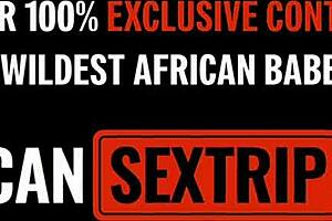 BIG TITS BLACK TEEN KNEELS for BIG WHITE COCK in intense POV interview